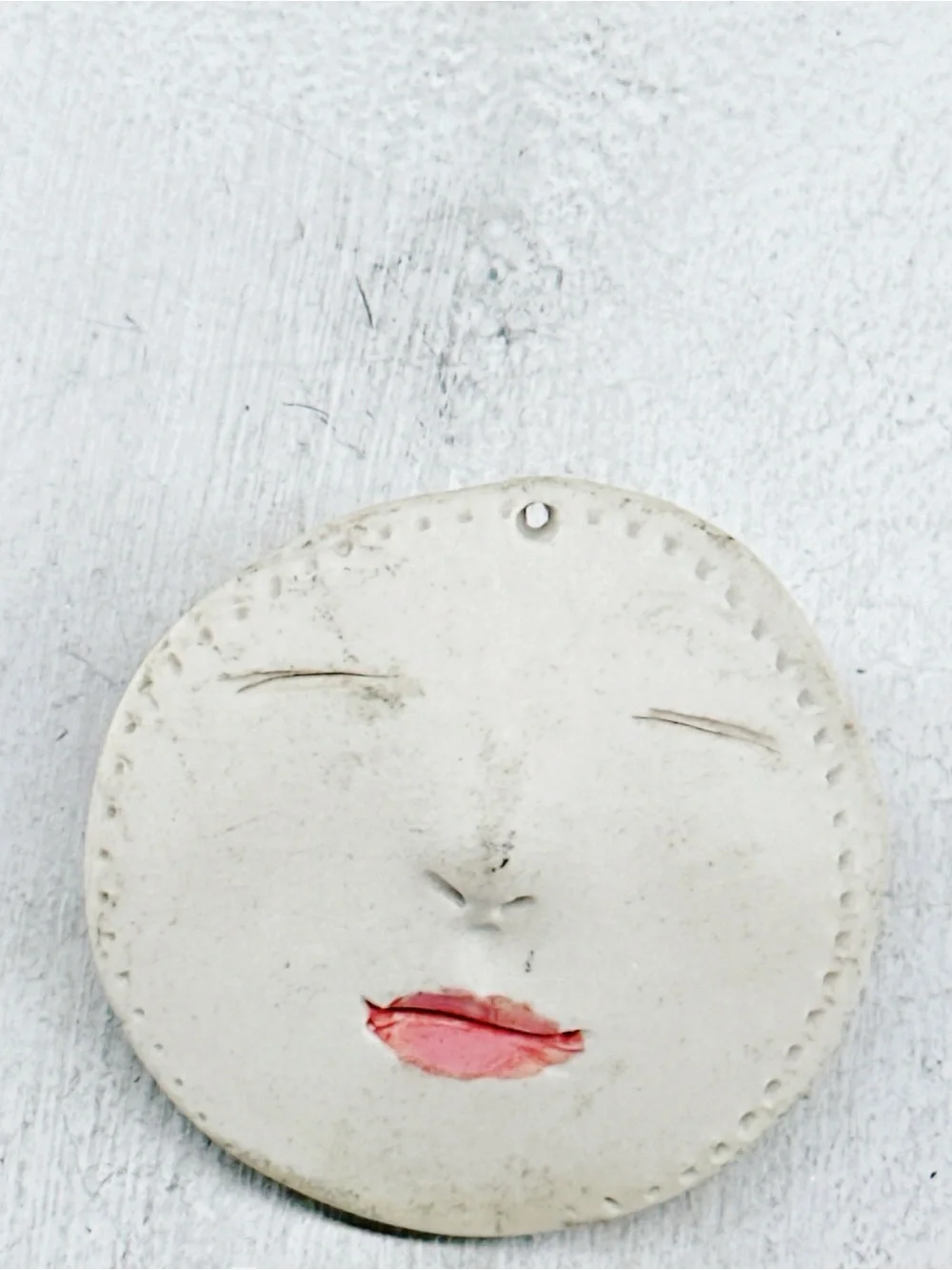 355u. Clay Ladyface Creepy